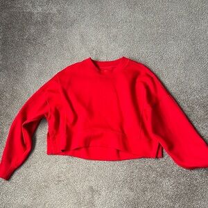 YPB by Abercrombie & Fitch - neoKNIT cropped crew sweatshirt - Size M